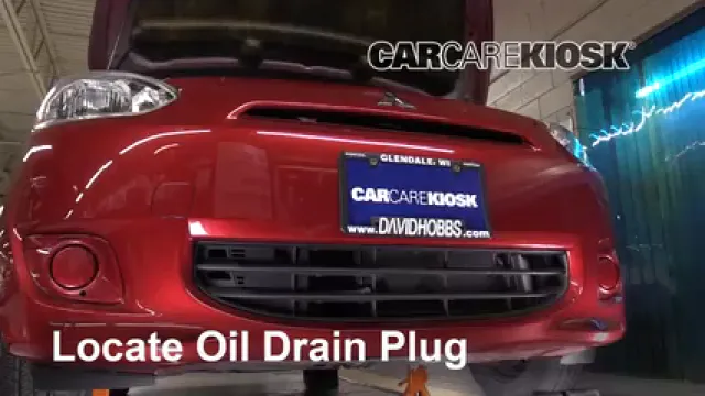 2015 Mitsubishi Mirage ES 1.2L 3 Cyl. Huile Changer l'huile et le filtre à huile